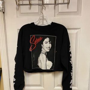 Selena long sleeve crop top